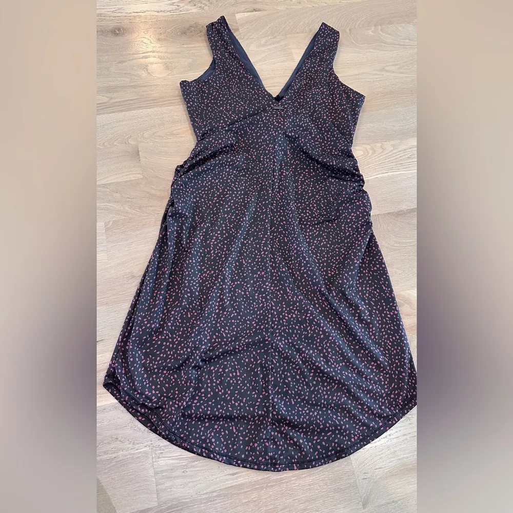 PRANA PEARL ISLA DRESS DEEP PINE SPOTS size large - Image 11