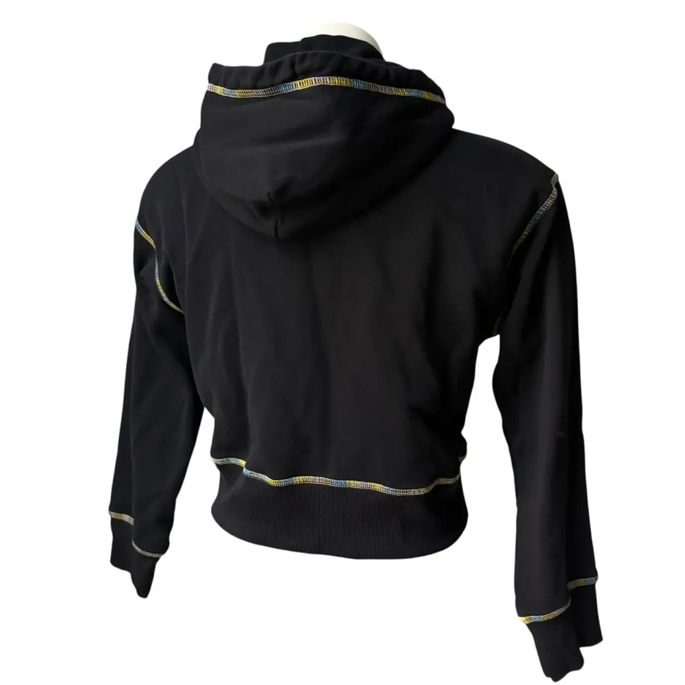 Adam Selman Sport Shrunken Zip Hoodie Black
Active Wear, Sz M - Image 4