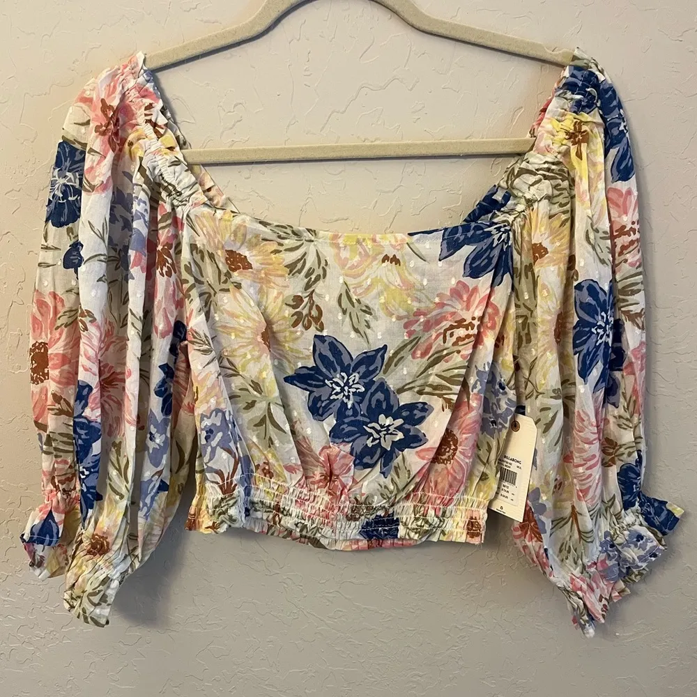 Billabong Royal Wear floral crop top - Image 3