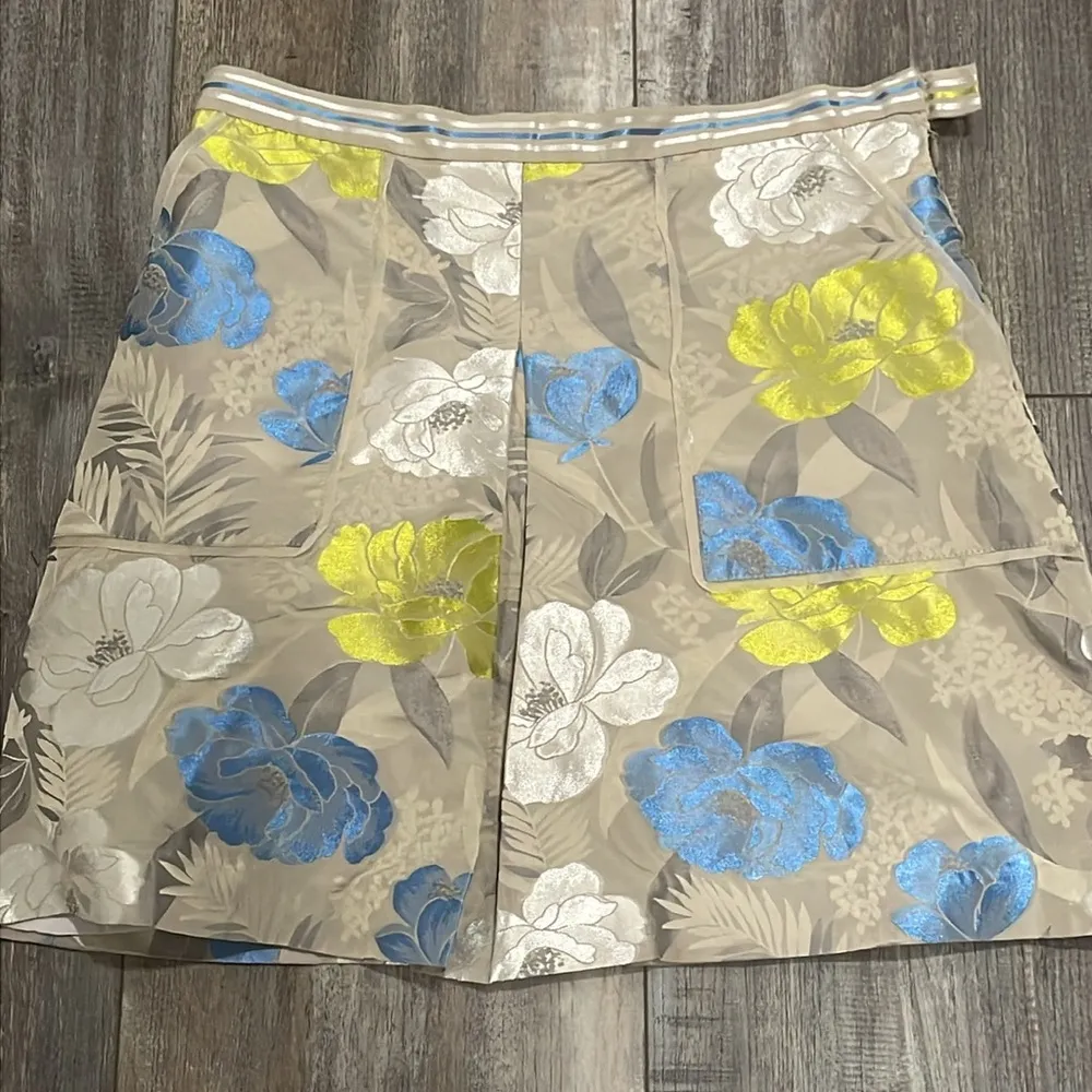 Jonathan Simkhai brocade mink skirt Tan Size 4 - Image 3