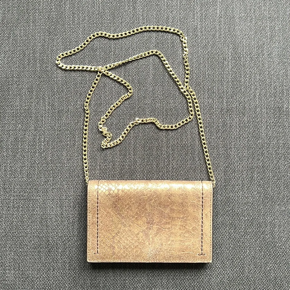 Banana Republic cow leather clutch - Image 2
