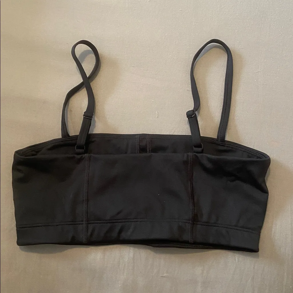 Gymshark Legacy Bandeau Bra Small Black - Image 3