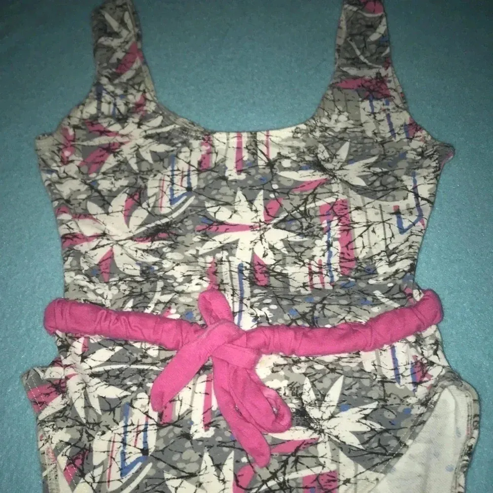 𝅺CHEETAH by Mervyn’s leotard bodysuit Gray - Image 2