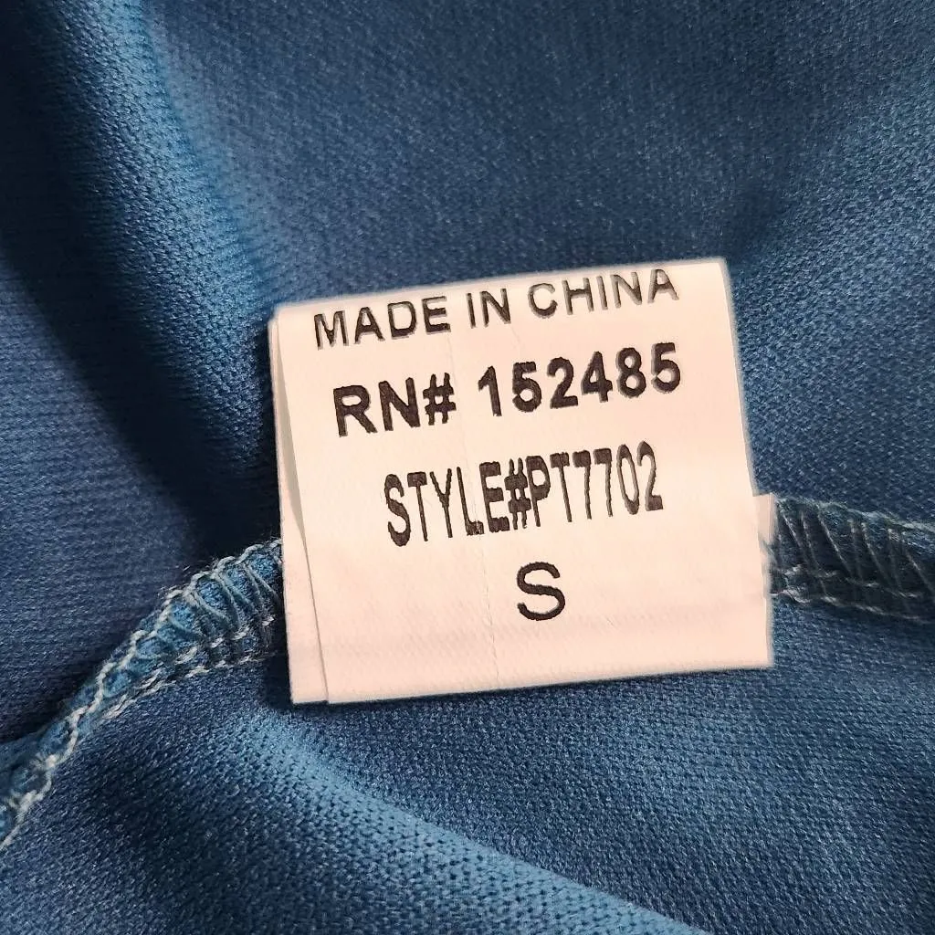 Papermoon Blue Sleeveless Floral Top Size Small NWT Floral Boho Blouse - Image 8