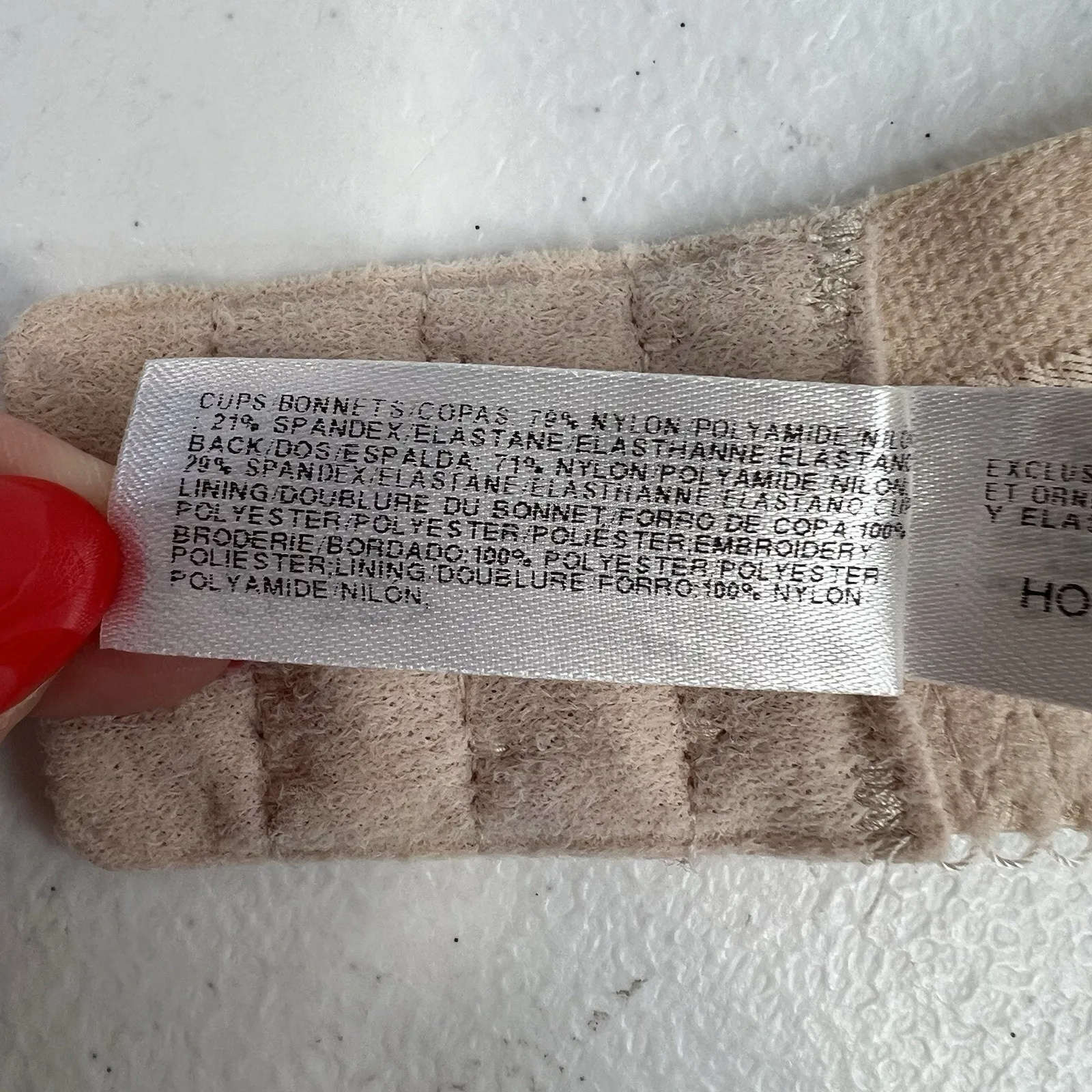 Wacoal 38DDD Bra 853117 La Femme Contour T-Shirt Underwire Beige Smooth Contour - Image 12