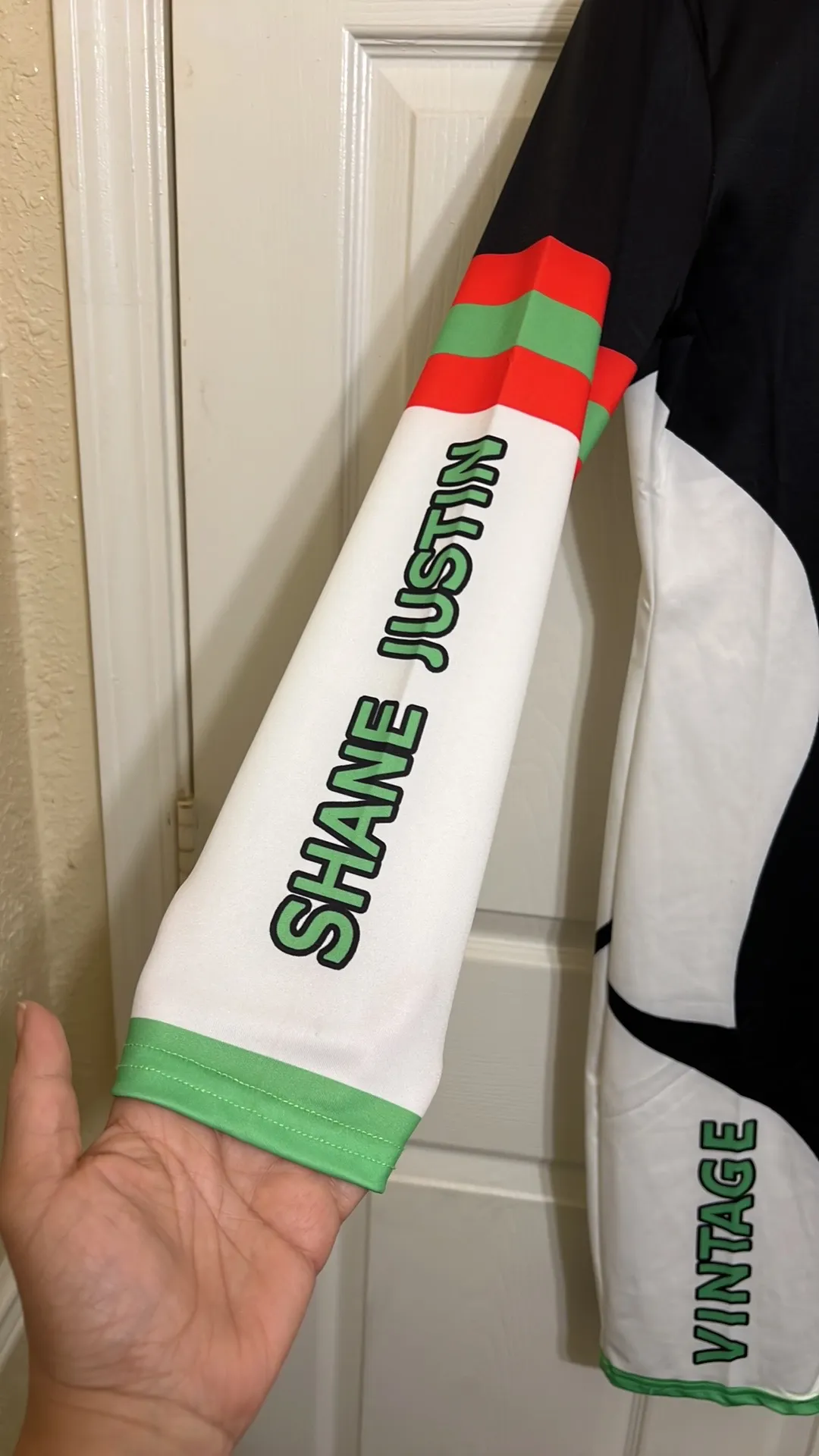 Sporty Digital Print Patchwork Zippered Bodycon Shorts Jumpsuit White Size L - Image 6