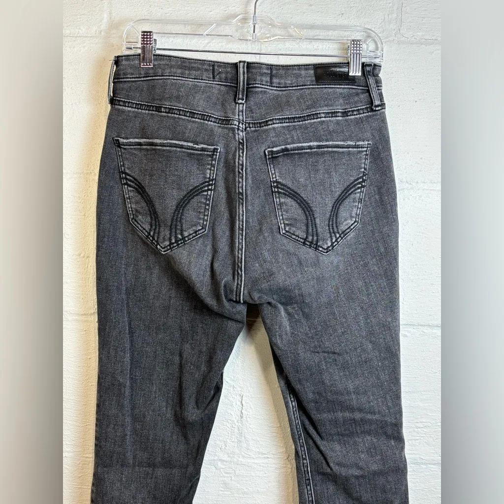 Hollister California Curvy High-Rise Crop Super Skinny Soft Stretch Jeans Sz 9R - Image 5