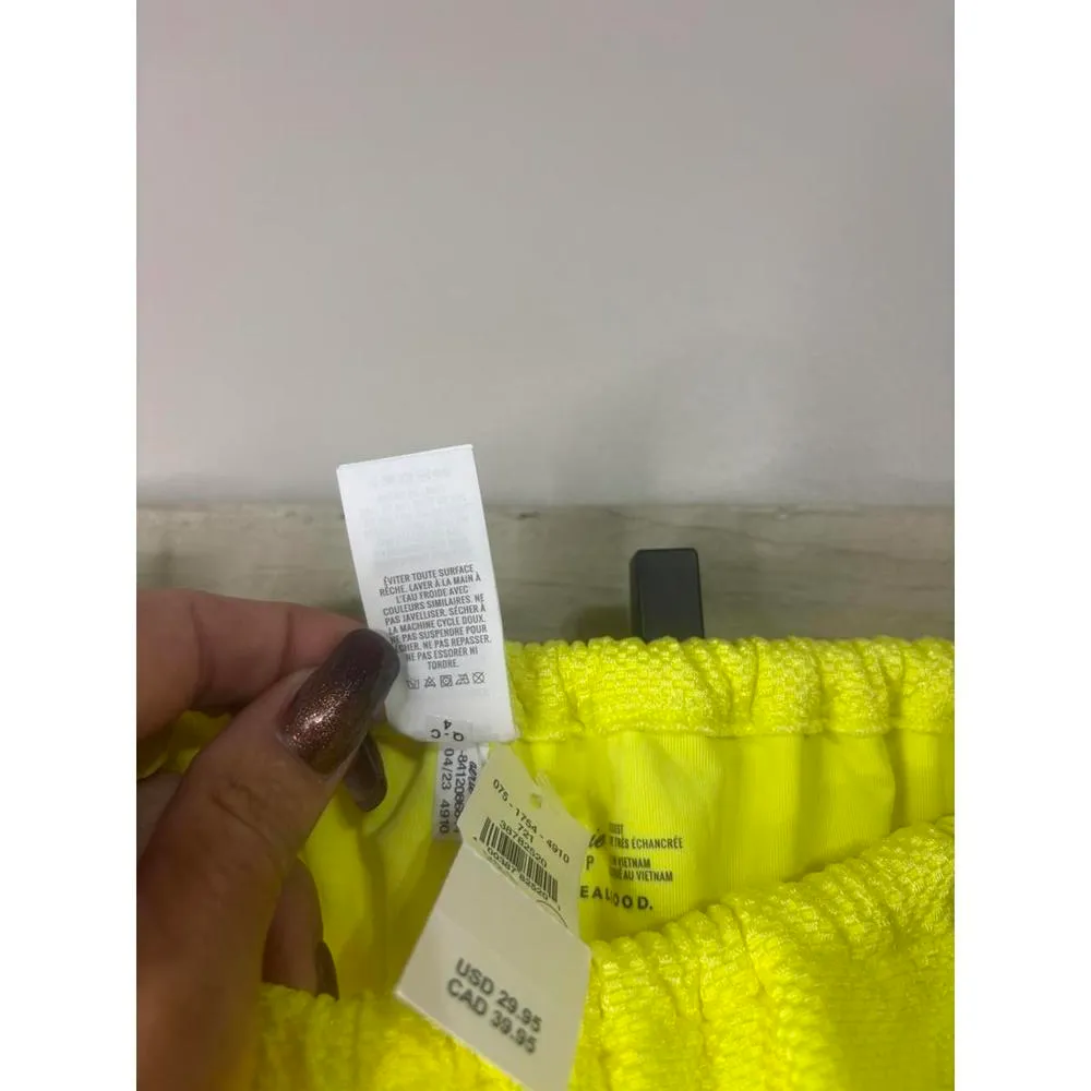 Aerie  Vibrant Yellow Mesh Bikini Bottoms - Stylish & Comfy - Image 3