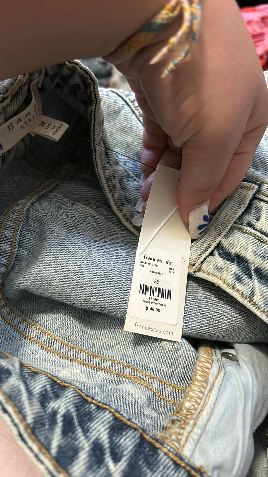 Francesca's Jean Shorts - Image 2