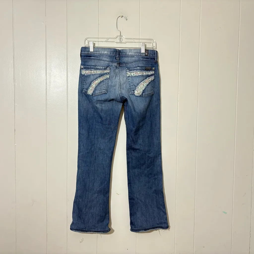 7 For All Mankind Jeans Bootcut 7 Pocket Size 27 (TAILORED) - Image 3