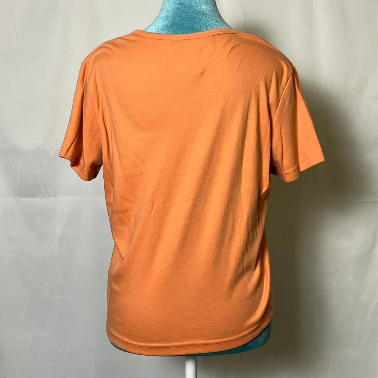 Vintage Indigo Moon Floral Art to Wear Set Size Medium floral sequins Orange - Image 3