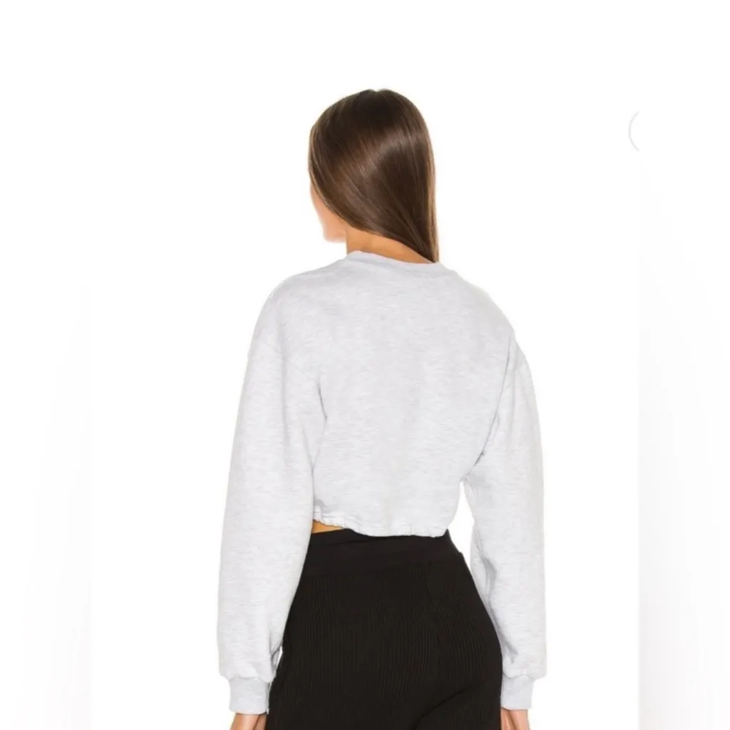 Local Heroes Revolve Sweatshirt cropped drawstring athleisure loungewear - Image 2