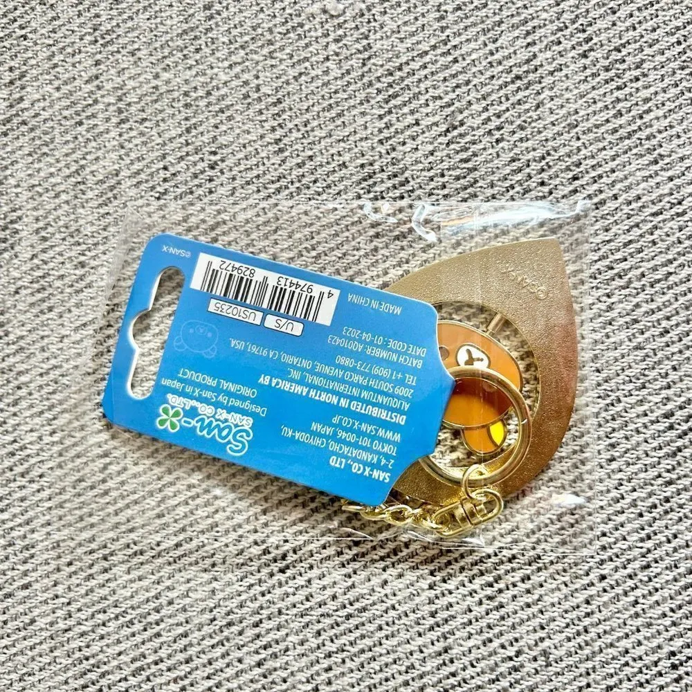 Rilakkuma USA Spin Enamel Keychain NWT - Image 3