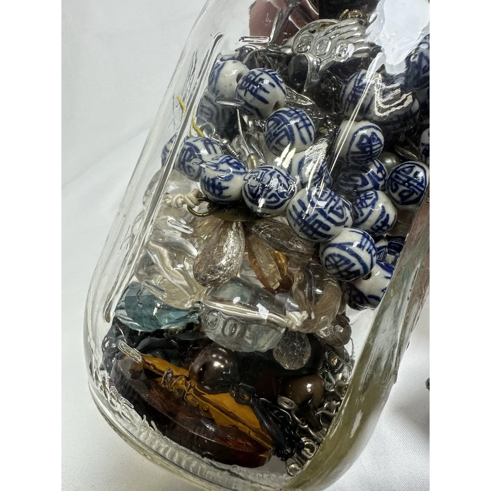 Mystery Jar Of Costume Fashion Jewelry Mix Of Bracelets Rings Necklaces Rings - Image 5