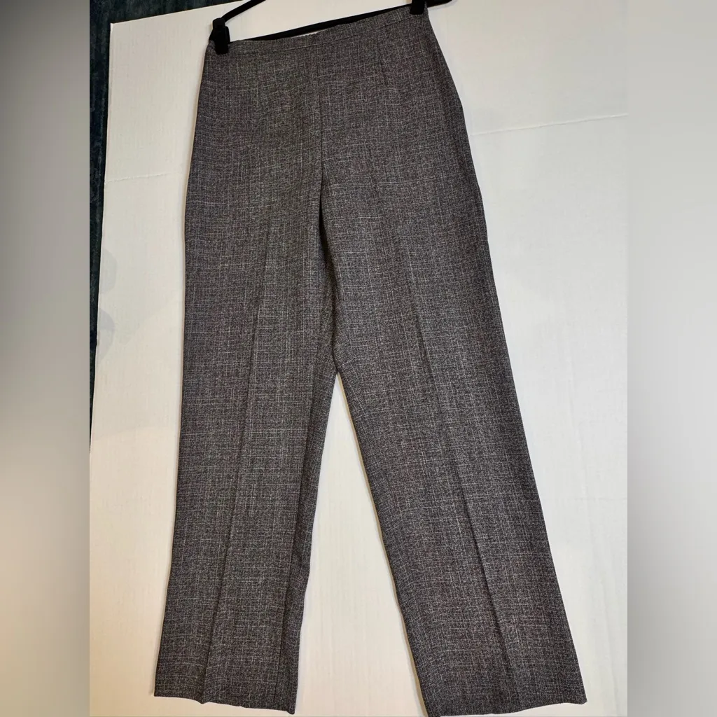 Sag Harbor Gray Pant Suit Women’s 12 Career Officecore Work Set Classic Capsule - Image 10
