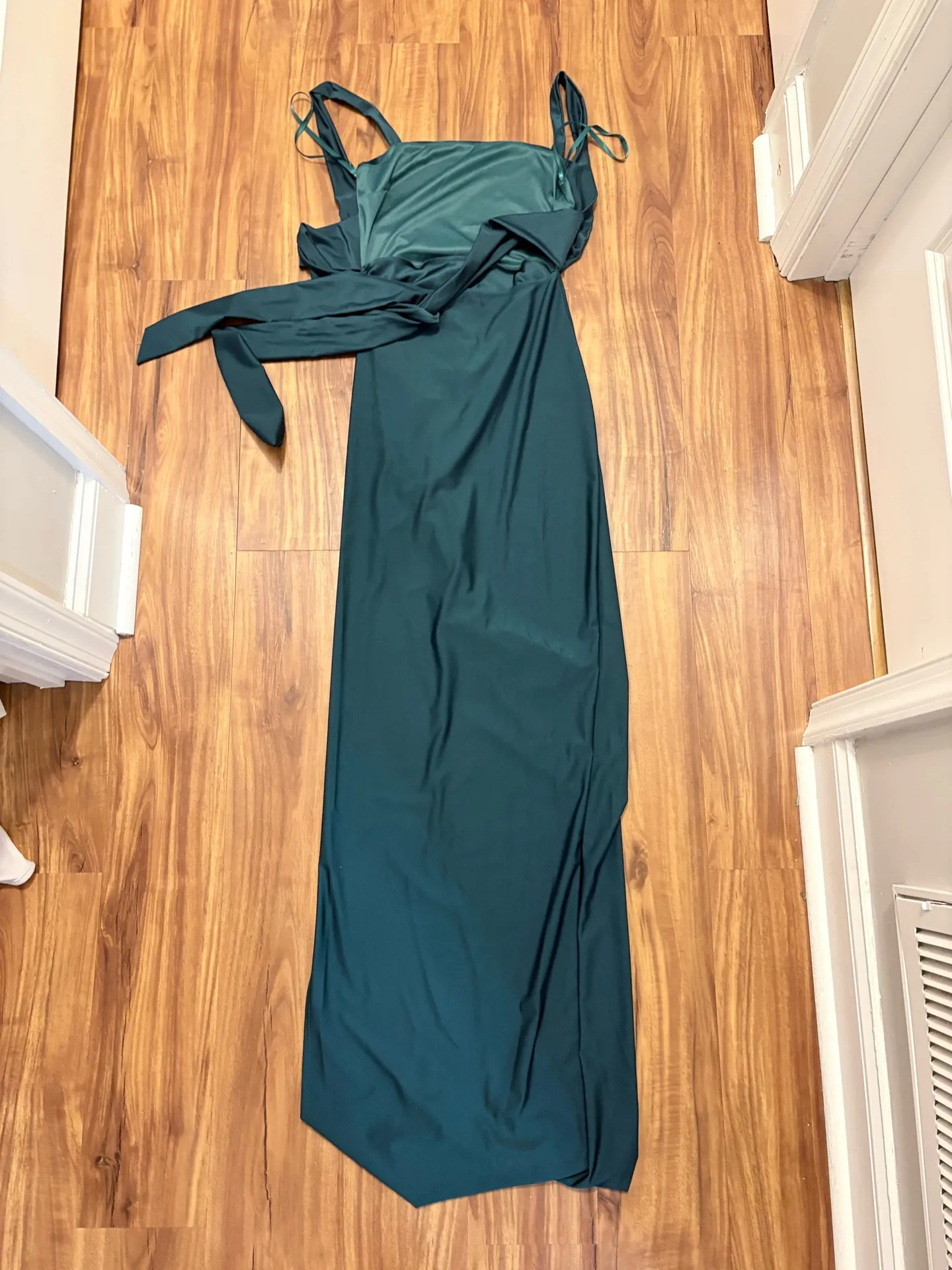 Windsor Dress Formal Long Green - Image 2