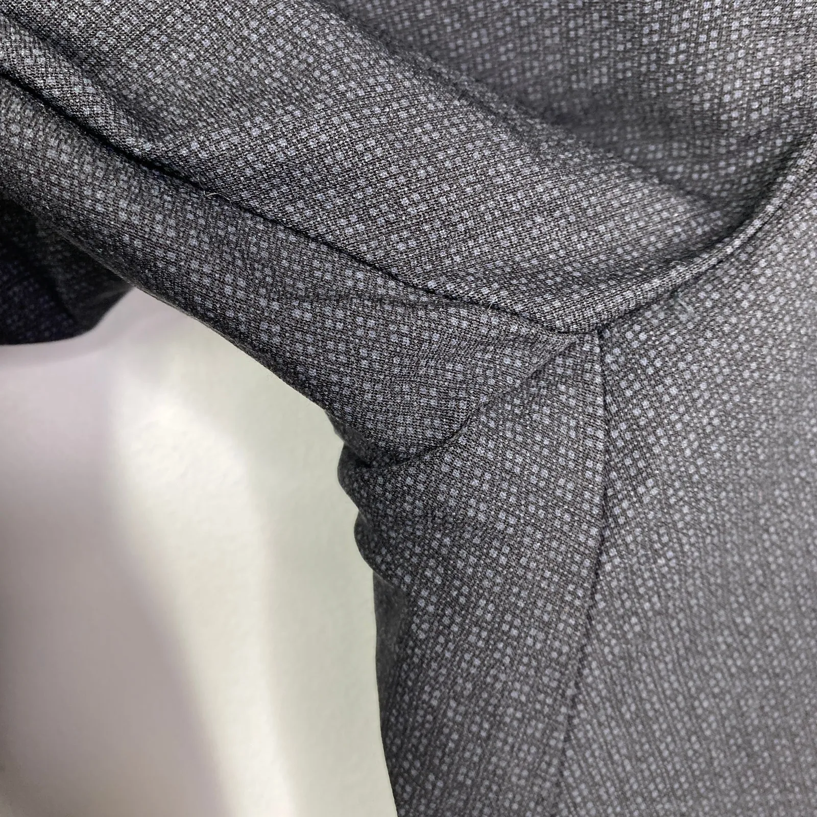 Mario Serrani Italy Black Subtle Print Cropped Trouser Pants Women's Size 12 - Image 5