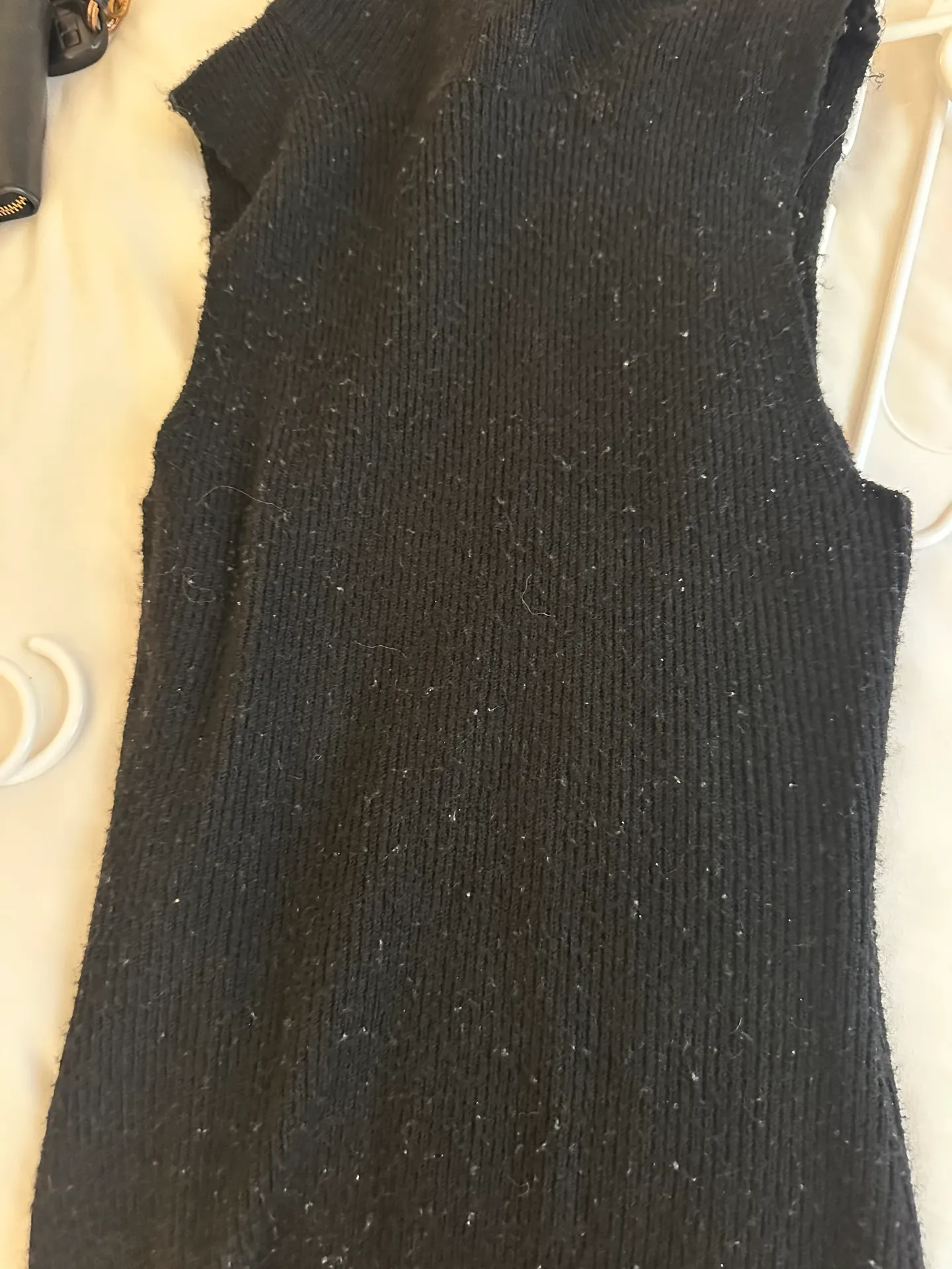 Sleeveless Turtleneck Sweater Dress - Image 5