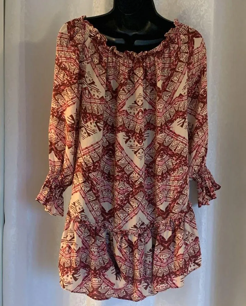 STONE COLD FOX SILK BLOUSE. Sz: S - Image 3