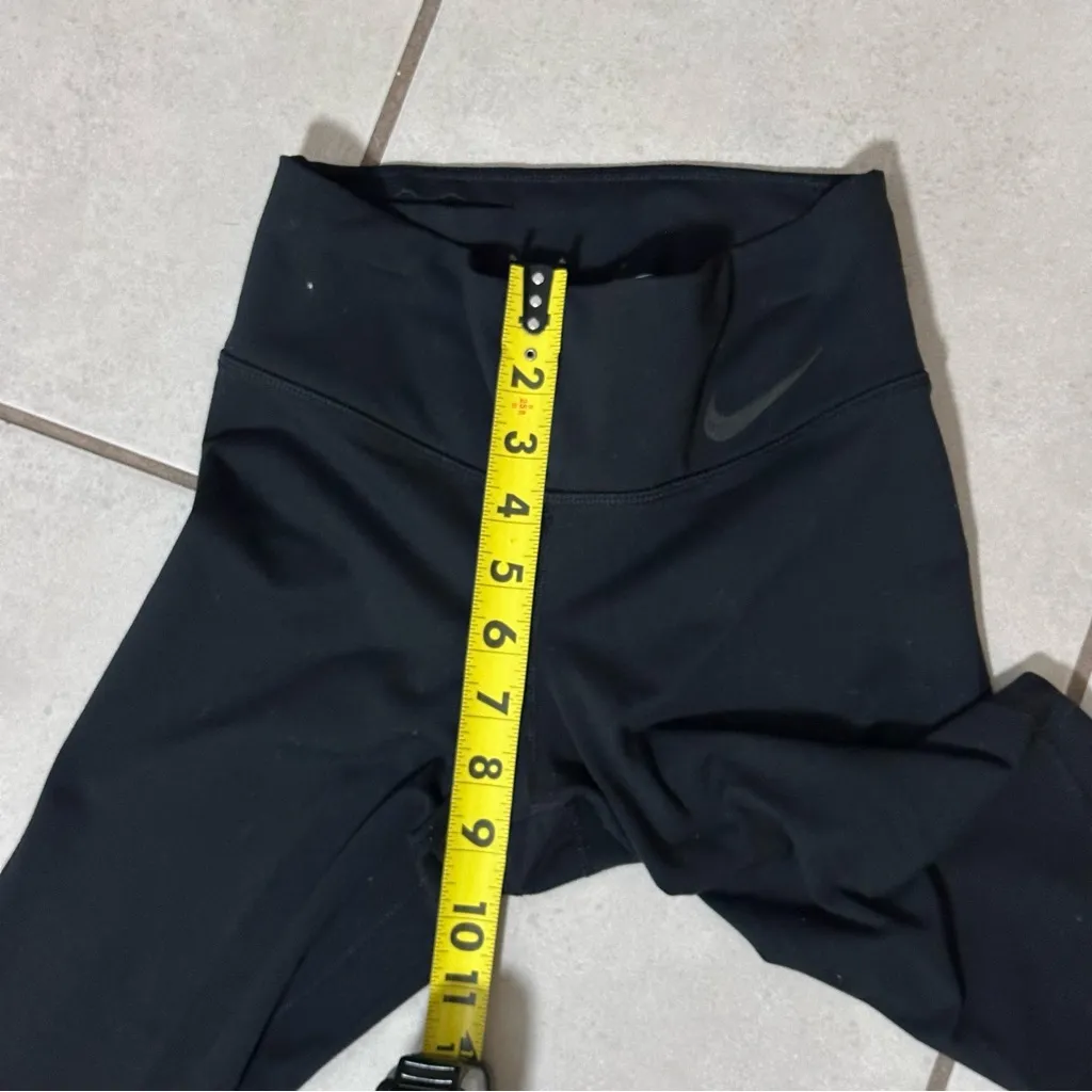 Nike Women Dri-Fit Capri Leggings‎ Black Athletic Size XS - Image 8