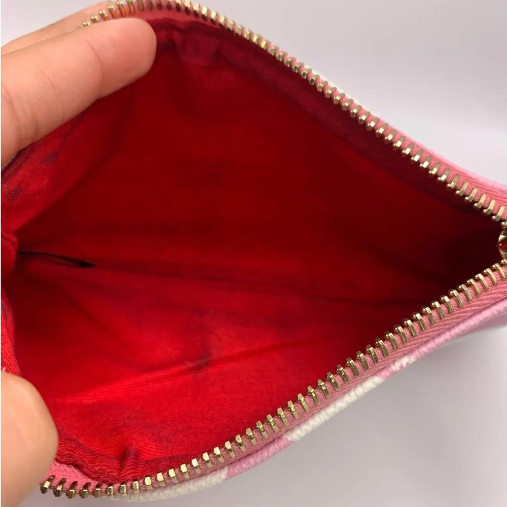 DOONEY & BOURKE Pink White Pouch Make Up / Cosmetic Case - Image 6