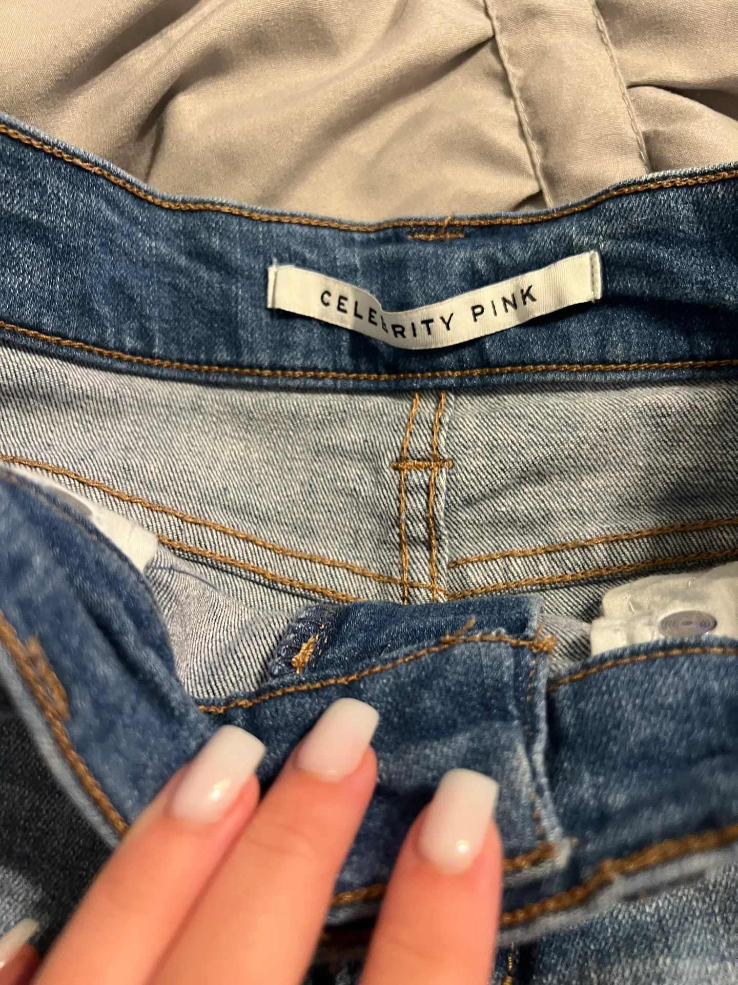 Celebrity Pink Jean Shorts - Image 3