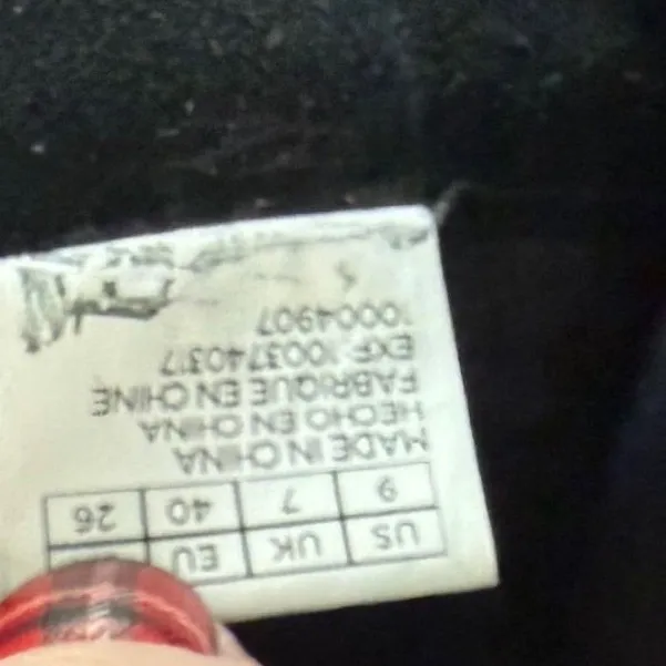 TOMS Majorca Black Suede Peep Toe Ankle Booties Block Heel Zip Up Women's Size 8 - Image 9