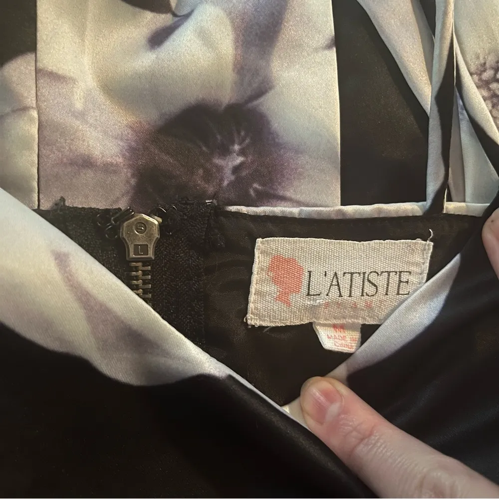 Floral A line skirt and crop top - Image 4