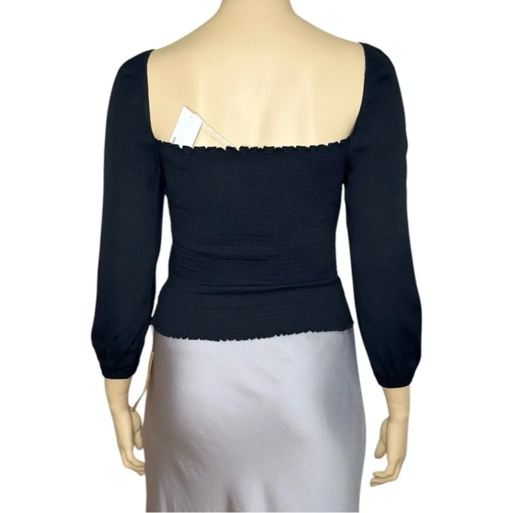 REFORMATION Reign Top, Black,12 (US) - Image 7