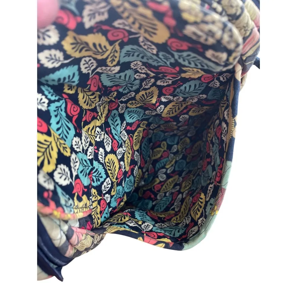 Vera Bradley Womens red yellow floral qilted Small Backpack SKU 8678 - Image 13