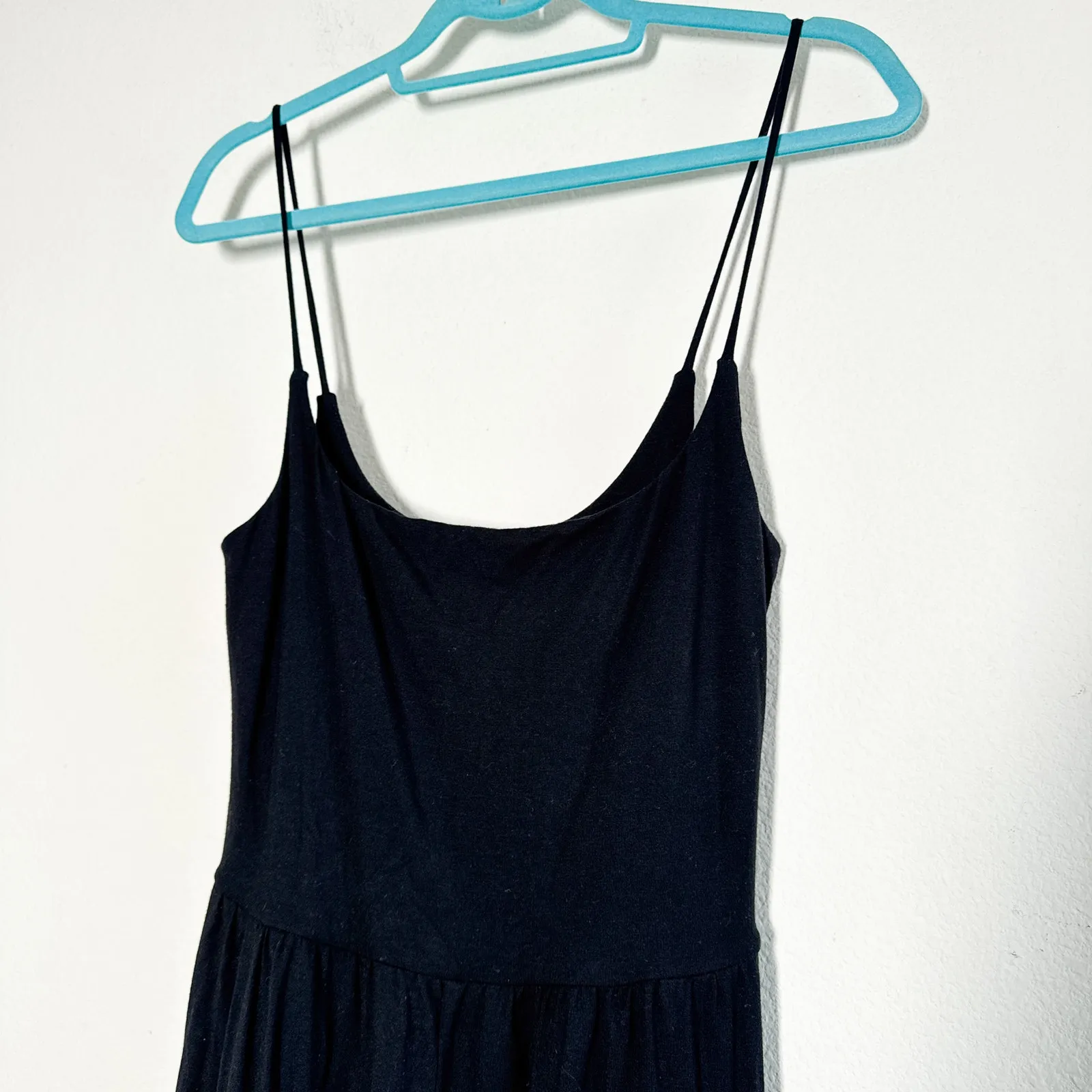 Reformation Chandler Black Tencel Wide Leg Jumpsuit Size L - Image 5