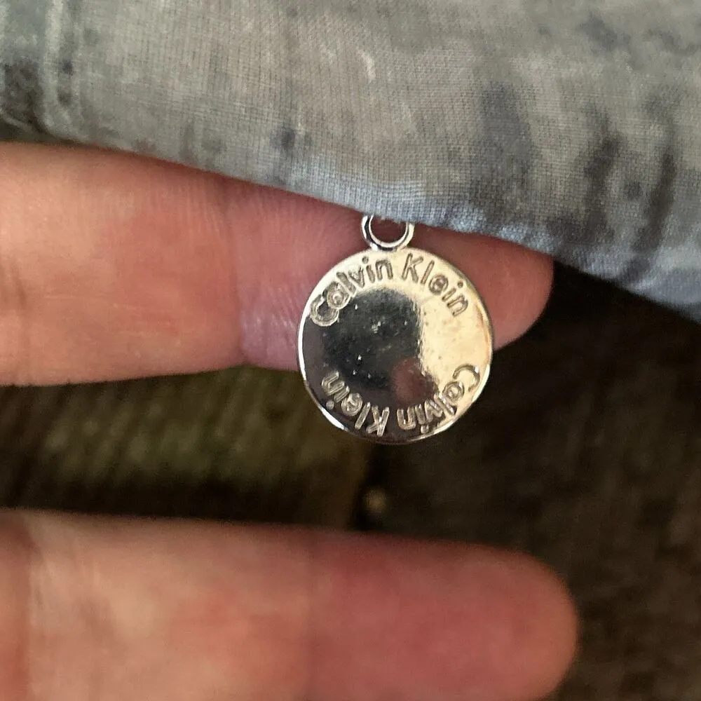 Calvin Klein Abstract Print Scarf - Black and Gray - 34" x 19" - Image 3