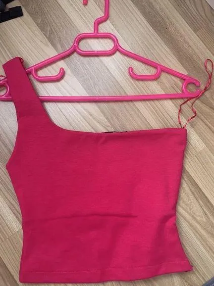 strapless open back dress Zara Pink Tie Dye Linen Sleeveless Midi Dress