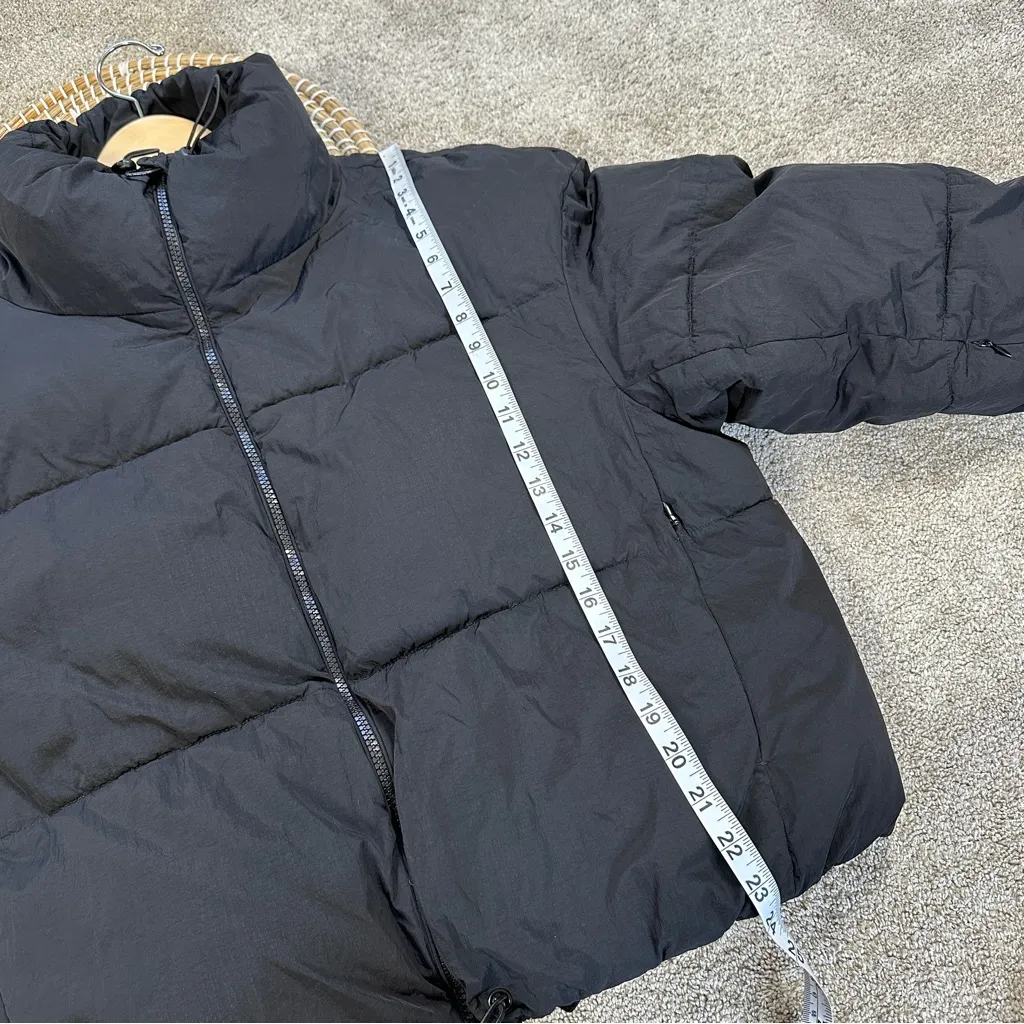 Zara Women’s ComfortTemp Thermal Insulation Puffer Jacket Crop in Black L - Image 12