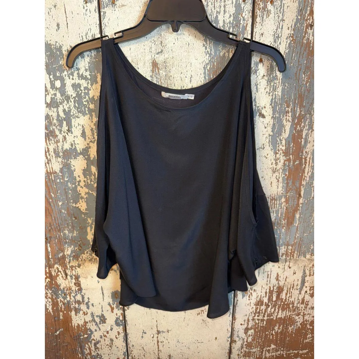Bailey 44 Women's Blouse Cold Shoulder black, Medium - Image 3