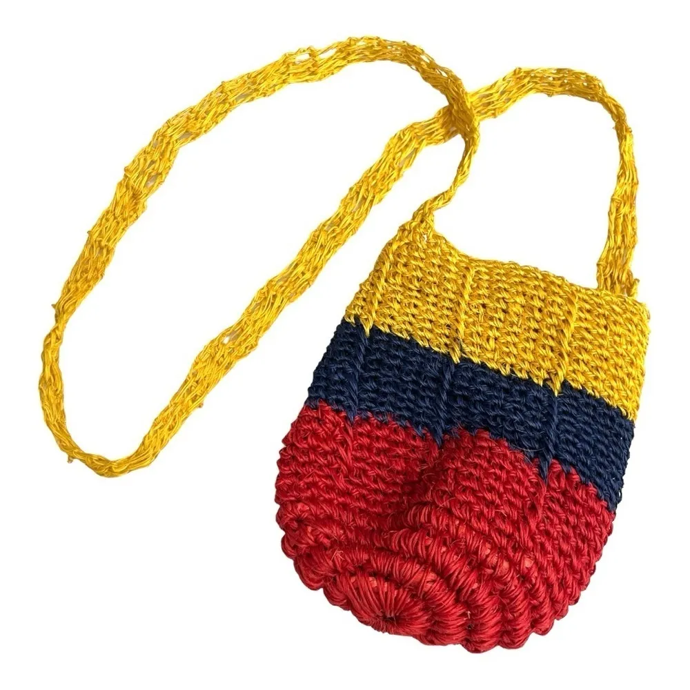 Hemp And Tagua Bag Red - Image 2