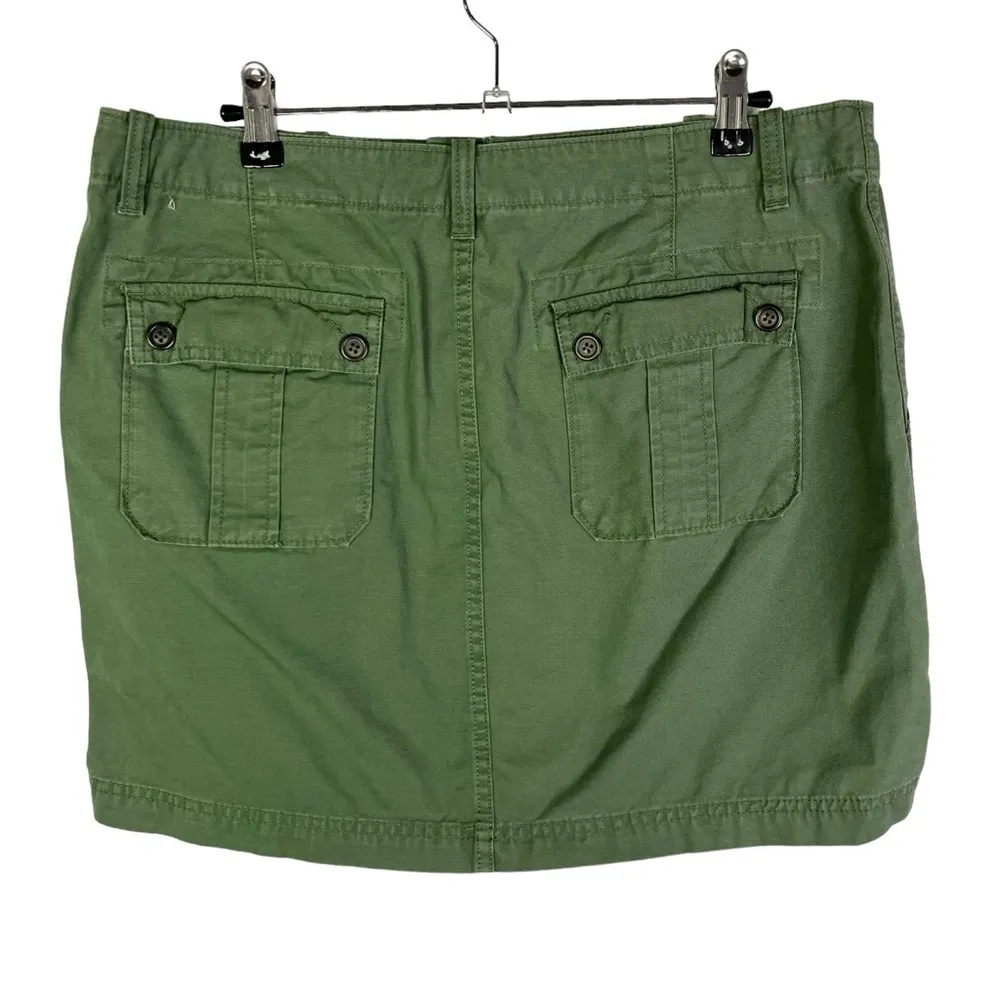 Gap Green Khaki Mini Utility Skirt 6 - Image 2
