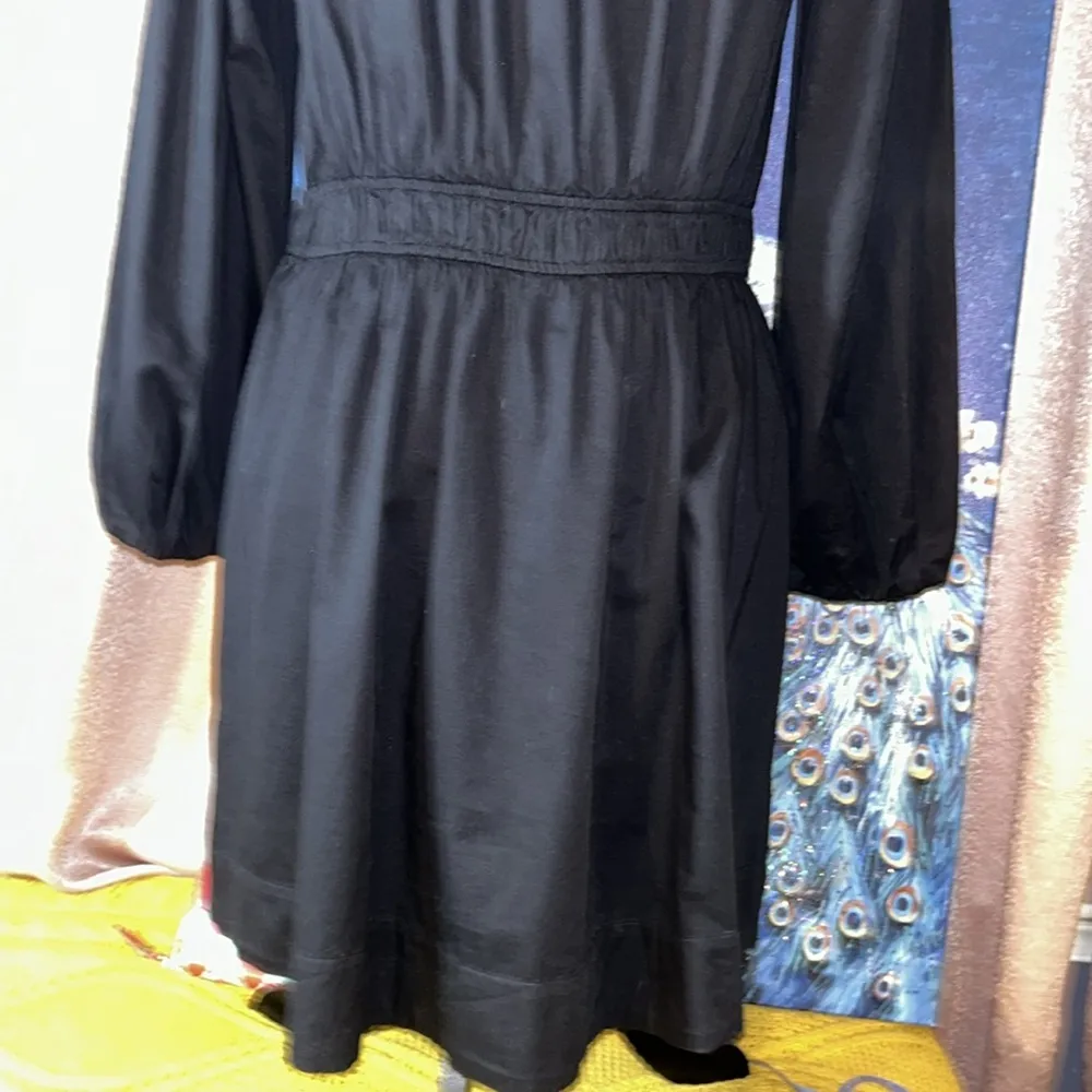 Size M Pocketed Black Dress - Image 11