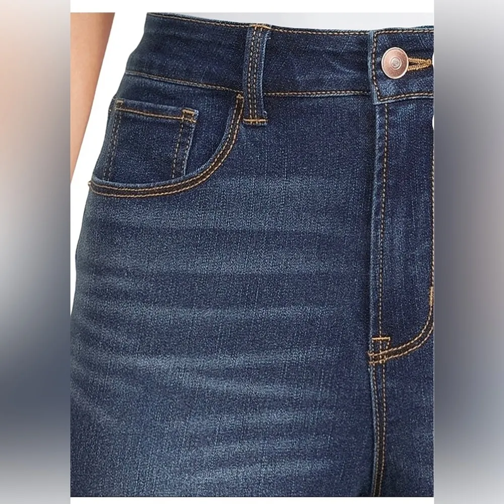 NO BOUNDARIES Skinny Jeans Size 11 Juniors High Rise Womens Medium Wash New - Image 4