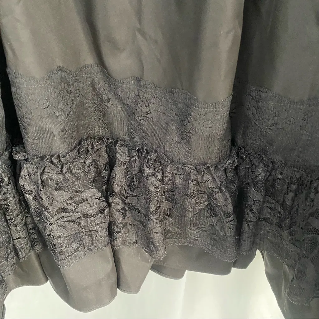 Victorian Choice skirt corset high waisted size medium Black - Image 6