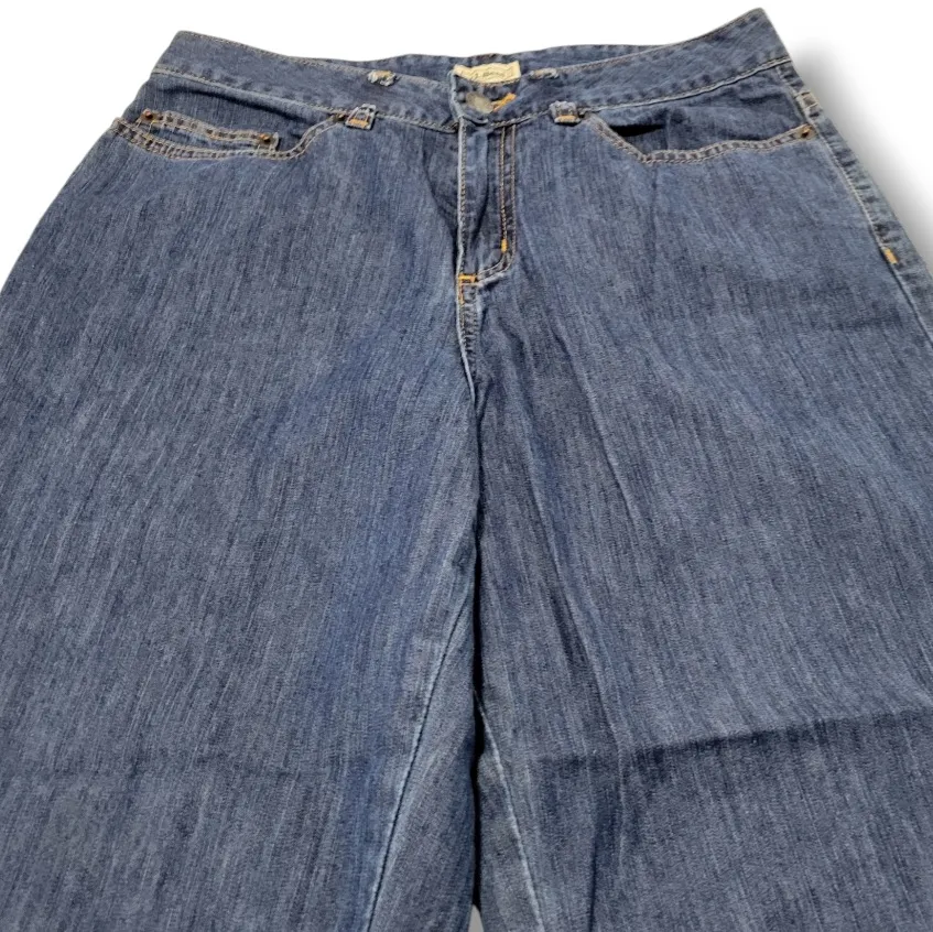 L.L. Bean Jeans Size 6 Reg W28"xL23" Women's Capris Capri Jeans Blue Denim Pants - Image 4