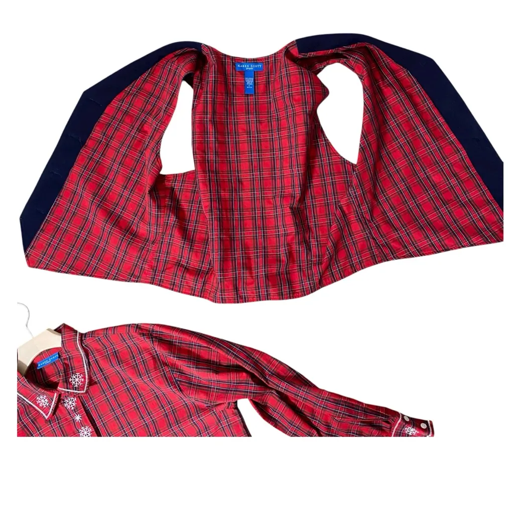 VINTAGE 90s KAREN SCOTT Two Piece Set - Image 9