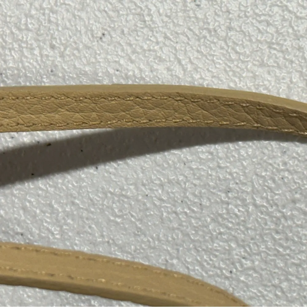 Brighton ALM Lutece Organizer Tan Leather Croc Embossed Crossbody Purse - Image 4