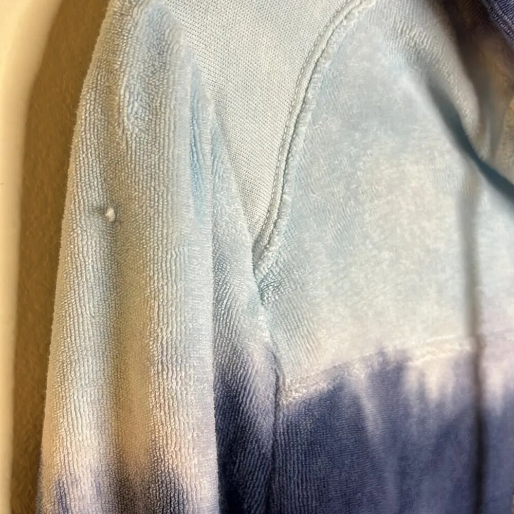 LoveShackFancy Kirby Hoodie Sweater- Blue Wave Size S - Image 9