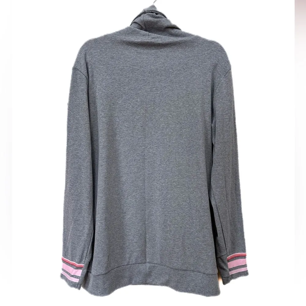 MICHELLE MAE Funnel Neck Gray - Image 2