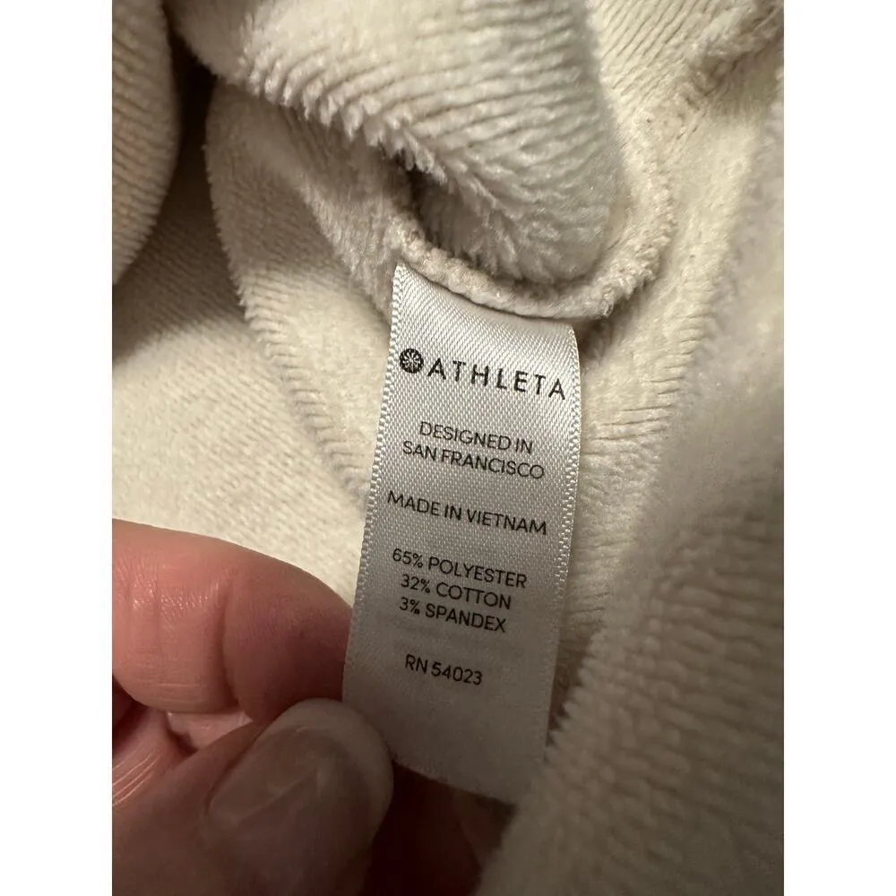 Athleta Full Zip Hoodie Jacket Sweatshirt XL Oversized Sweatshirt Athleisure - Image 9