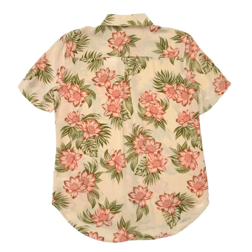 NWT Equipment Short Sleeve Essential in Sun Kiss Floral Silk Button Down Shirt S - Image 8