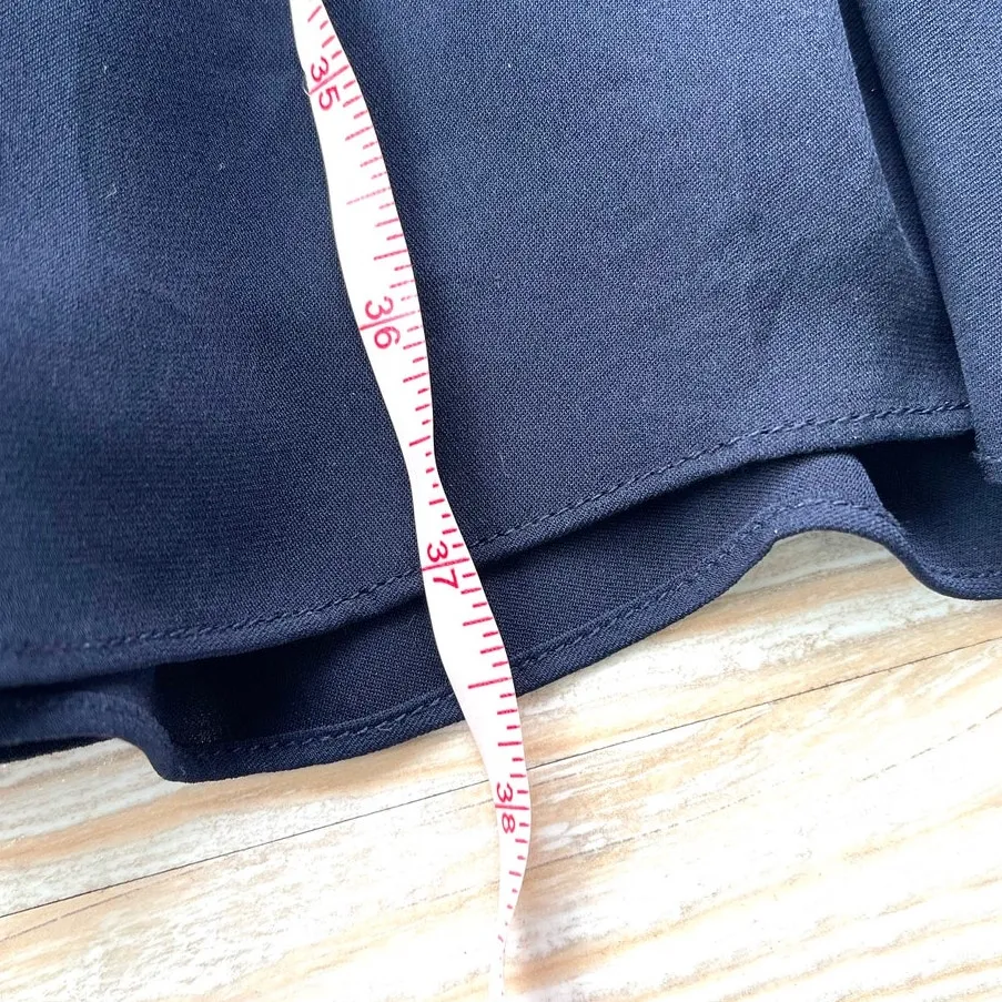 Rebecca Taylor Silk Blouson Long Sleeve Dress‎ | Navy Size 8 - Image 9