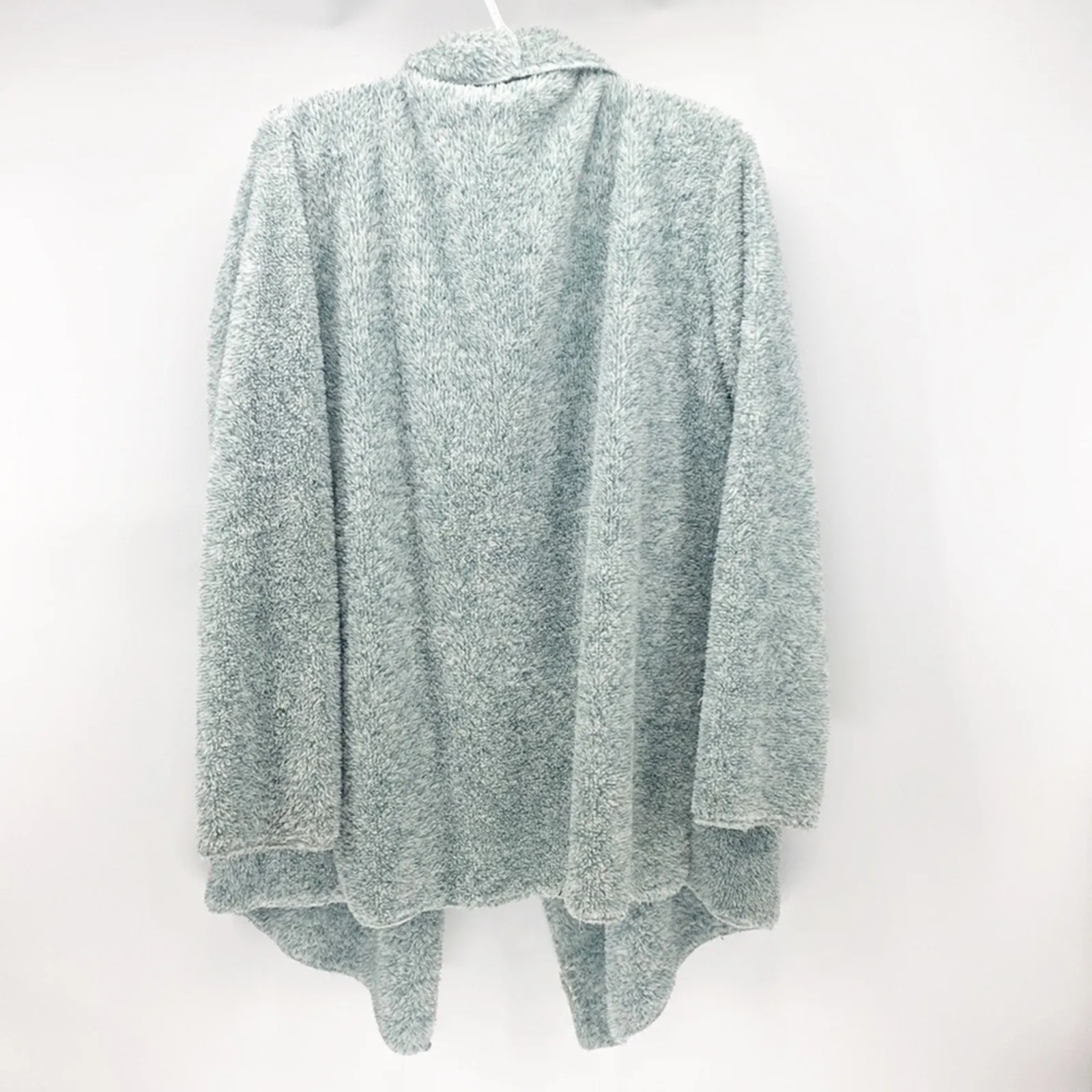 Soft Surroundings Hug Me Cardi Cardigan sea foam in color waterfall button - Image 2