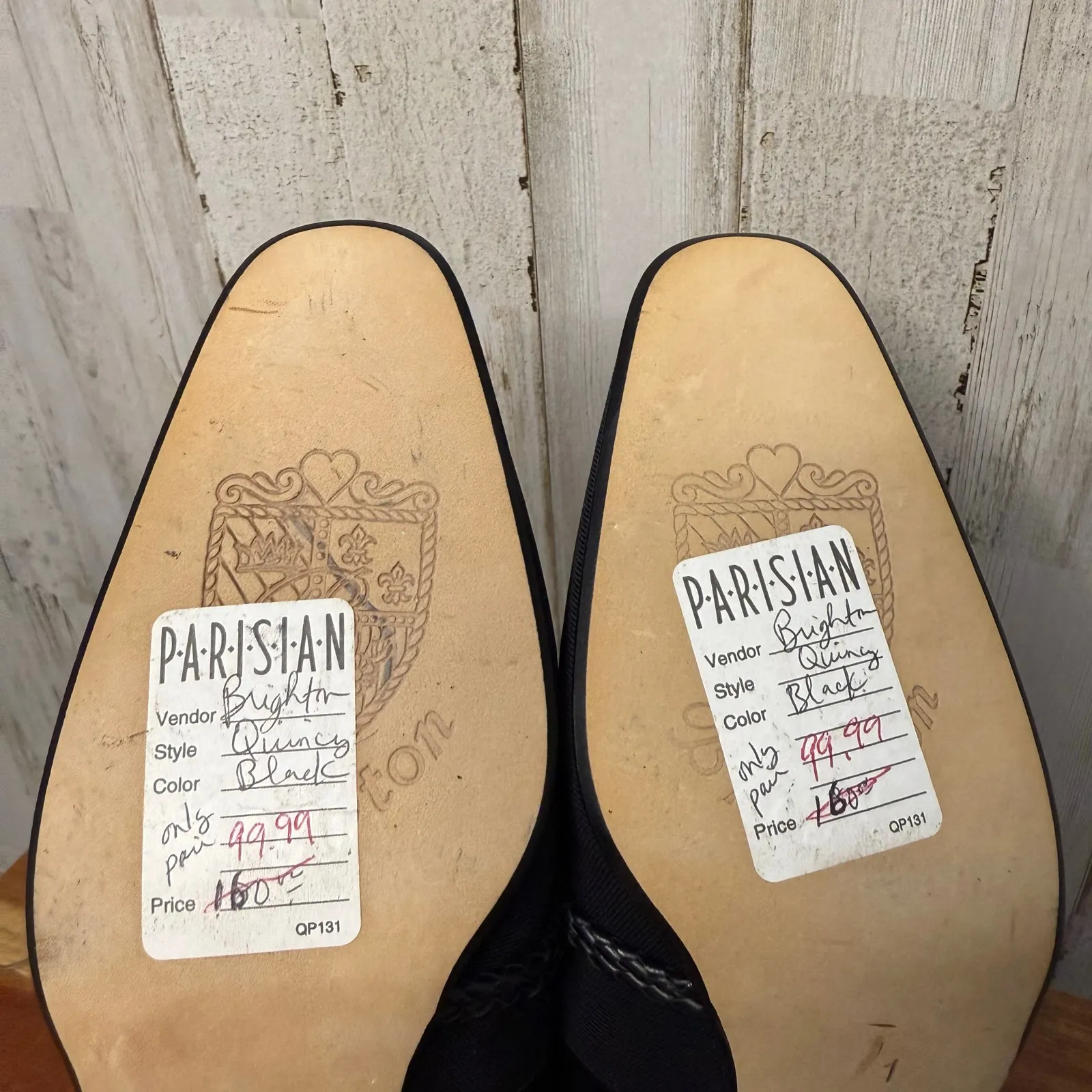 NWT Brighton Women's Quincy Block‎ Heels Black Size 7.5 Braided Detail - Image 7